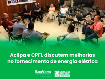 Acilpa e CPFL discutem melhorias no fornecimento de energia elétrica